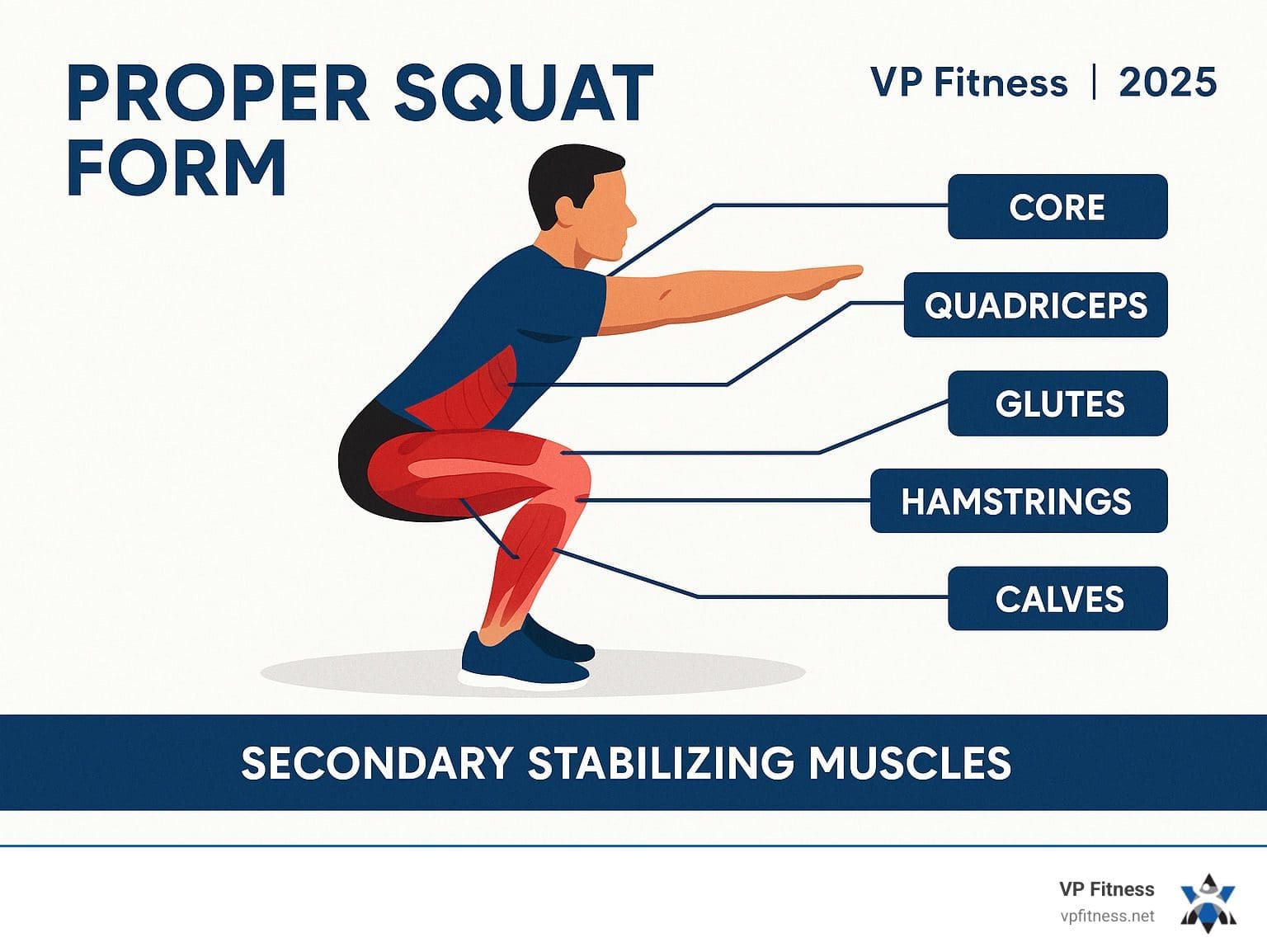 Proper squat form: Master it for 2025!